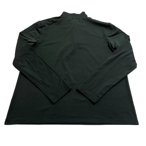 ALO Yoga Conquer 1/4 Zip Reform Long Sleeve in Charcoal Green - Picture 5 of 6